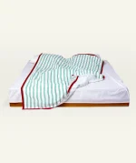 Pearl Green with Candy Red Muted Layers Dohar - Image 3