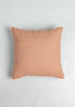 Yellow Dwelling Prism Crochet Geometric Fusion Cushion Cover 100% Cotton - Rust — view 5