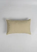 Yellow Dwelling Celeste embroidered 100% Cotton Cushion Cover for Sofa - Nile Blue - Image 3