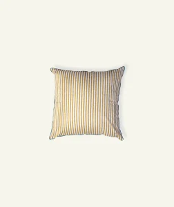 Beige Green Silent stripes Body Cushion Cover