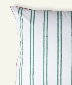 Green Red Muted layers Body Cushion Cover