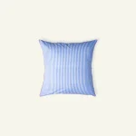 Pale blue Red Silent stripes Body Cushion Cover