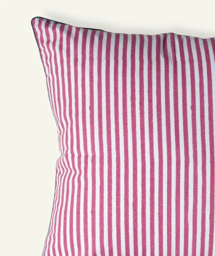 Pink Green Silent stripes Body Cushion Cover