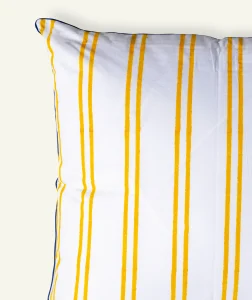 Yellow Indigo Muted layers Body Cushion Cover