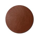 Orb Vegan Leather Mouse Pad - Tan