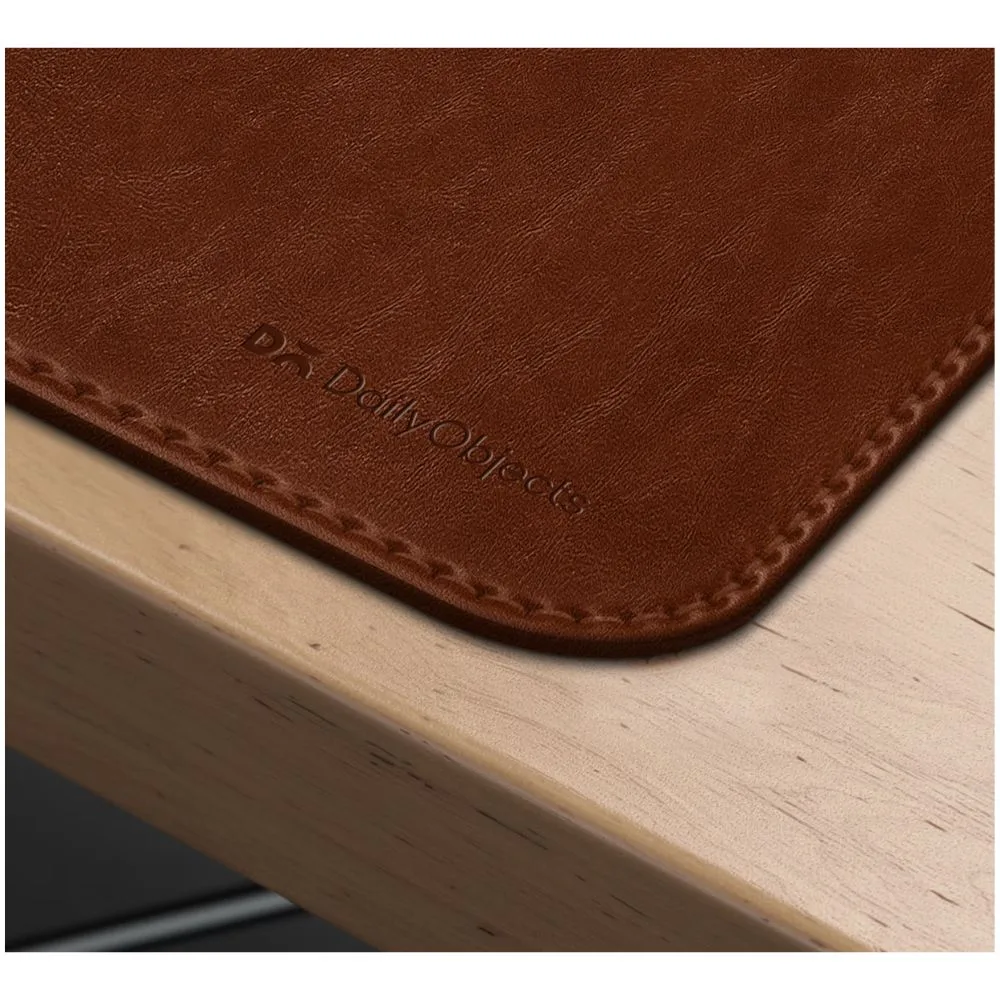 Turf Vegan Leather Desk Mat (Tan) - Image 6