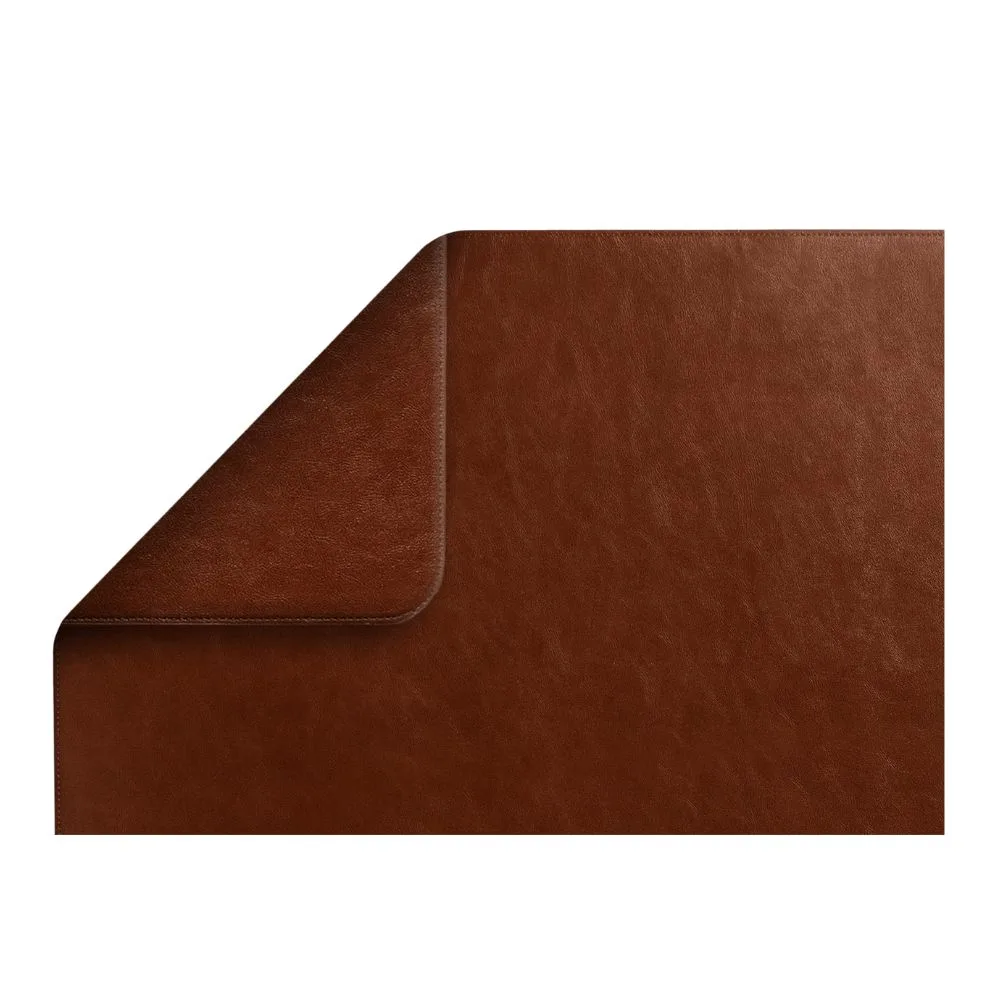 Turf Vegan Leather Desk Mat (Tan) - Image 5
