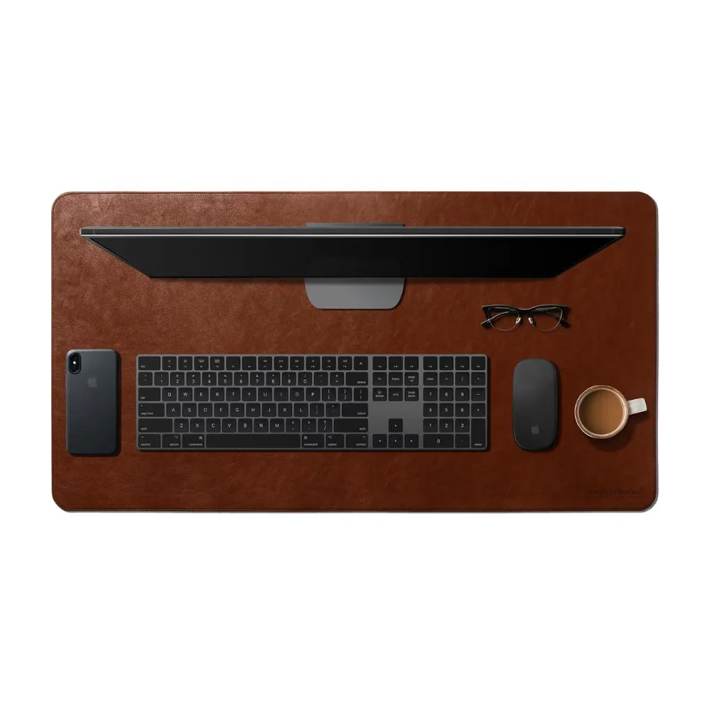 Turf Vegan Leather Desk Mat (Tan) - Image 3