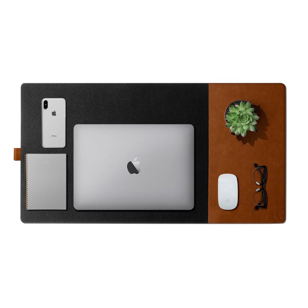 9 Turf 2.0 Felt Desk Mat Mouse Pad - (Gray) - Image 1