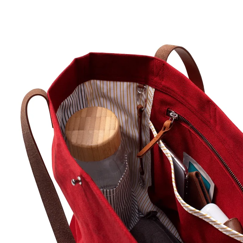 Crimson Red Buoy Tote Bag | Klippik | Best Tote Bags | Online Shopping | Kuwait UAE Saudi