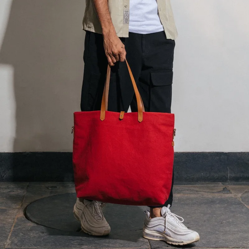 Crimson Red Buoy Tote Bag | Klippik | Best Tote Bags | Online Shopping | Kuwait UAE Saudi