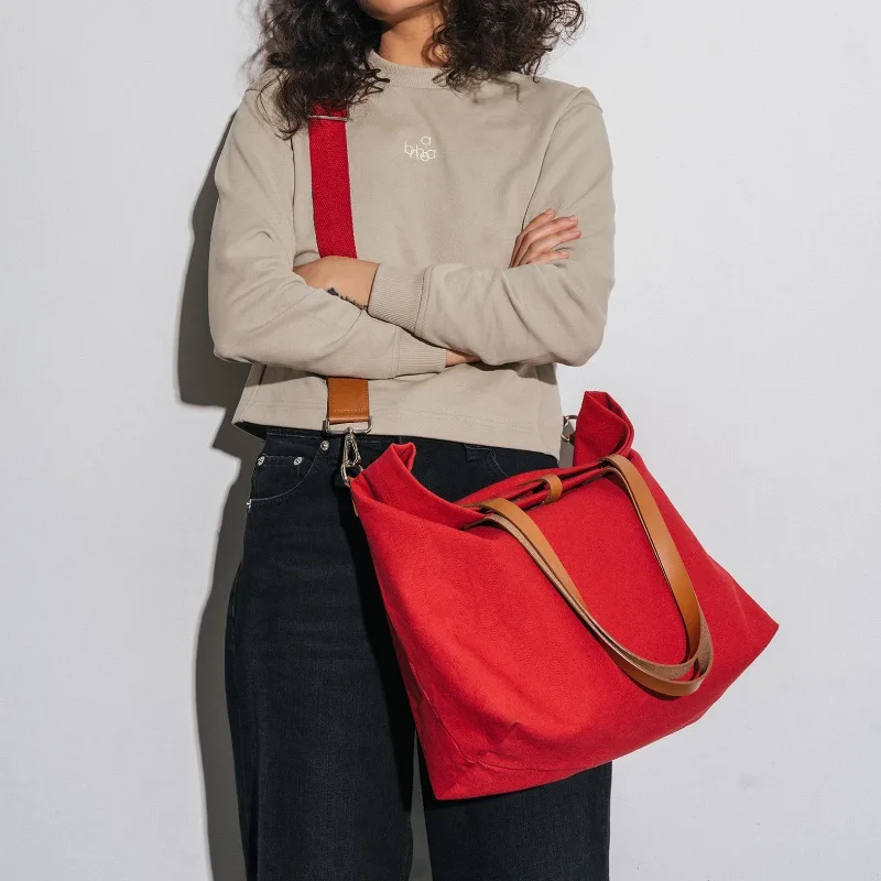 Crimson Red Buoy Tote Bag | Klippik | Best Tote Bags | Online Shopping | Kuwait UAE Saudi