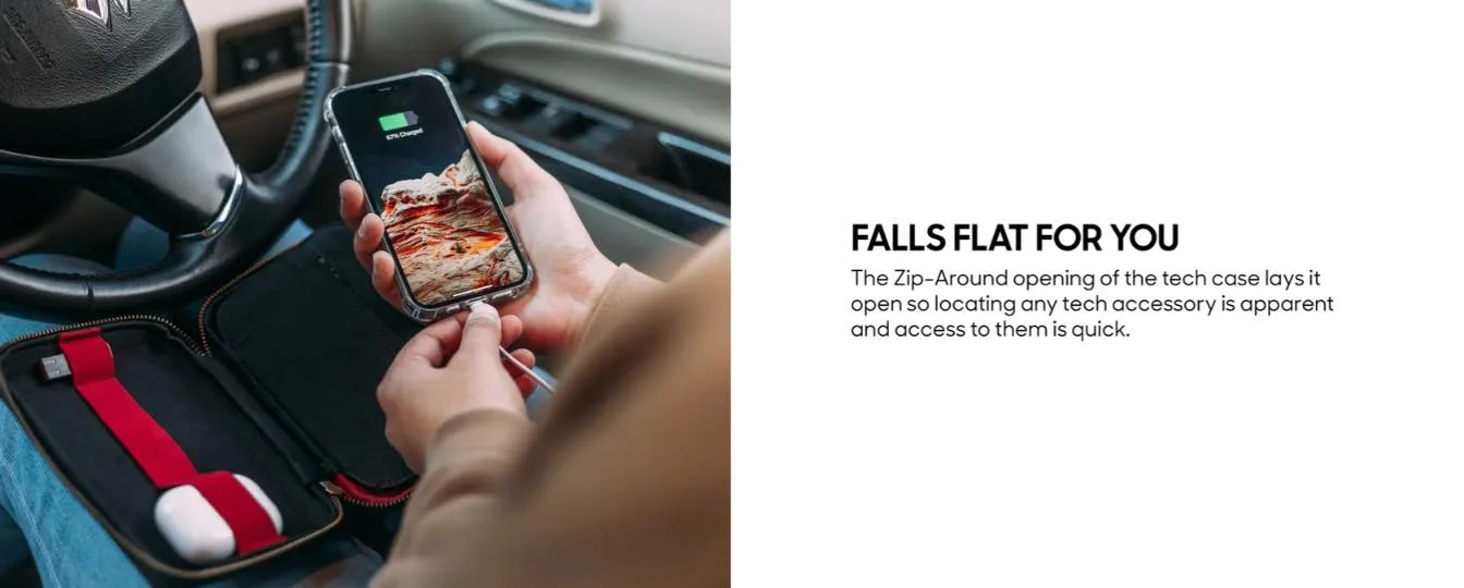 Marshal Mini Tech Kit Organiser - Yellow 1 Get Marshal Mini Tech Kit Organiser for your items | Online Shopping Kuwait UAE Saudi KlippiK