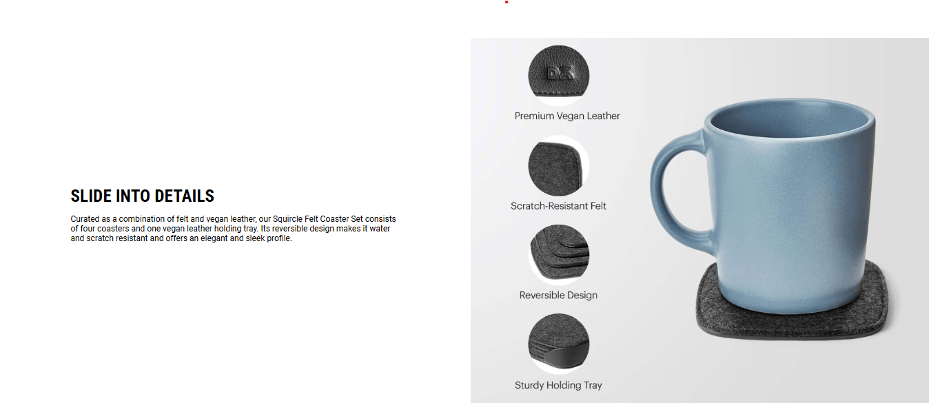 Squircle Felt Coaster Set - Grey 3 Screenshot 2025 06 19 154018 | KlippiK | Online Shopping