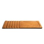 Striate Wooden Tray