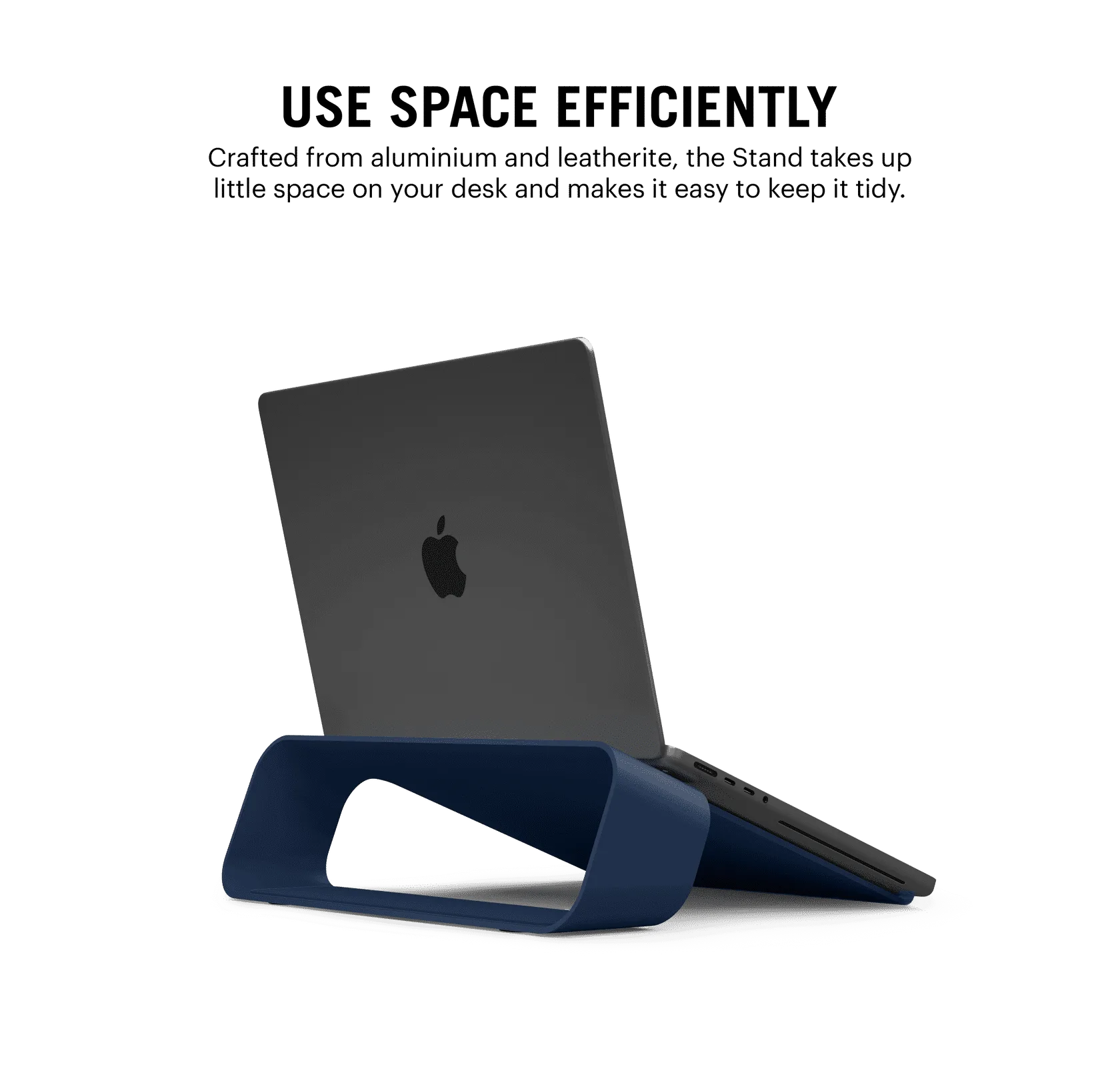 Arete Laptop Stand - Blue | Platform Collection | KlippiK Kuwait UAE Saudi