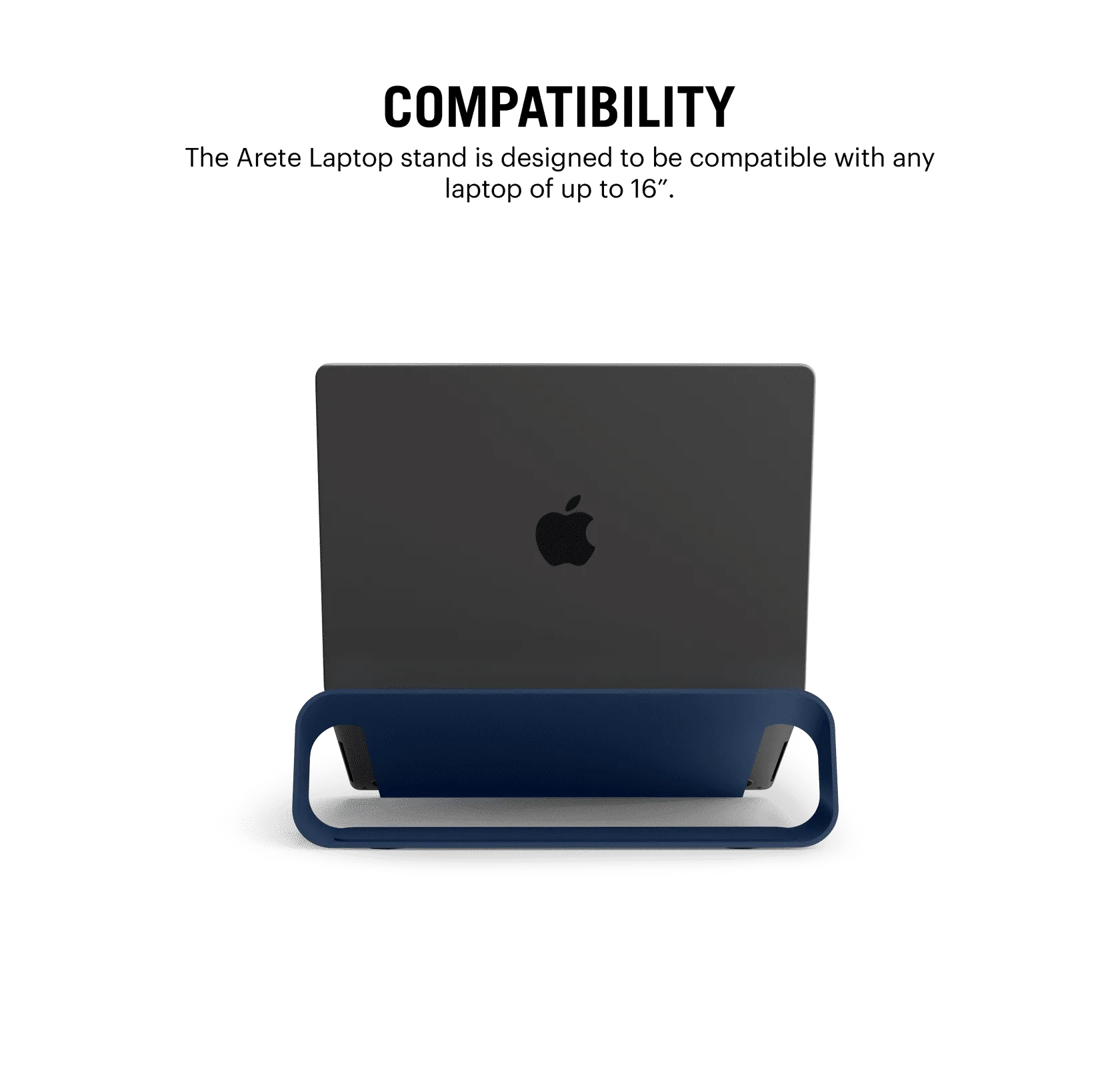 Arete Laptop Stand - Blue | Platform Collection | KlippiK Kuwait UAE Saudi