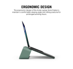 Arete Laptop Stand - Green | Platform Collection | KlippiK Kuwait UAE Saudi