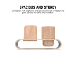Cirque Phone and Pen Stand - Ivory White | Shop Online - Platform Collection | Klippik Kuwait UAE Saudi