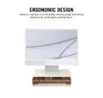 Mesa Monitor Stand Ivory White Shop Online - Platform Collection | Klippik Kuwait UAE Saudi