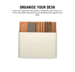 Mesa Monitor Stand Ivory White Shop Online - Platform Collection | Klippik Kuwait UAE Saudi