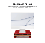 Mesa Monitor Stand Red Shop Online - Platform Collection | Klippik Kuwait UAE Saudi