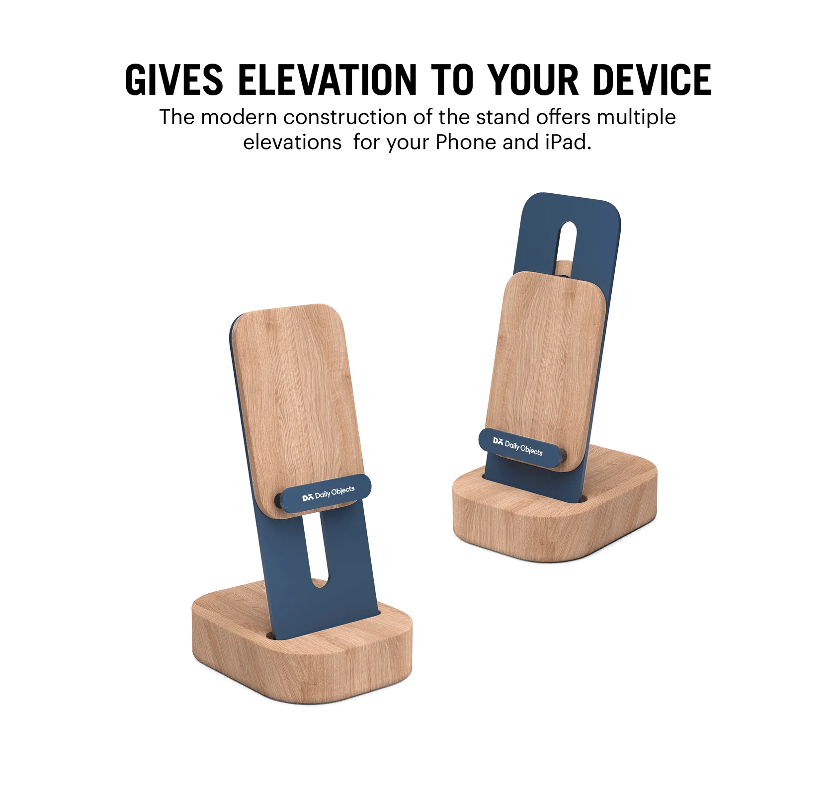 Mount Adjustable Phone Stand - Blue | Klippik Platform Collection | Kuwait UAE Saudi