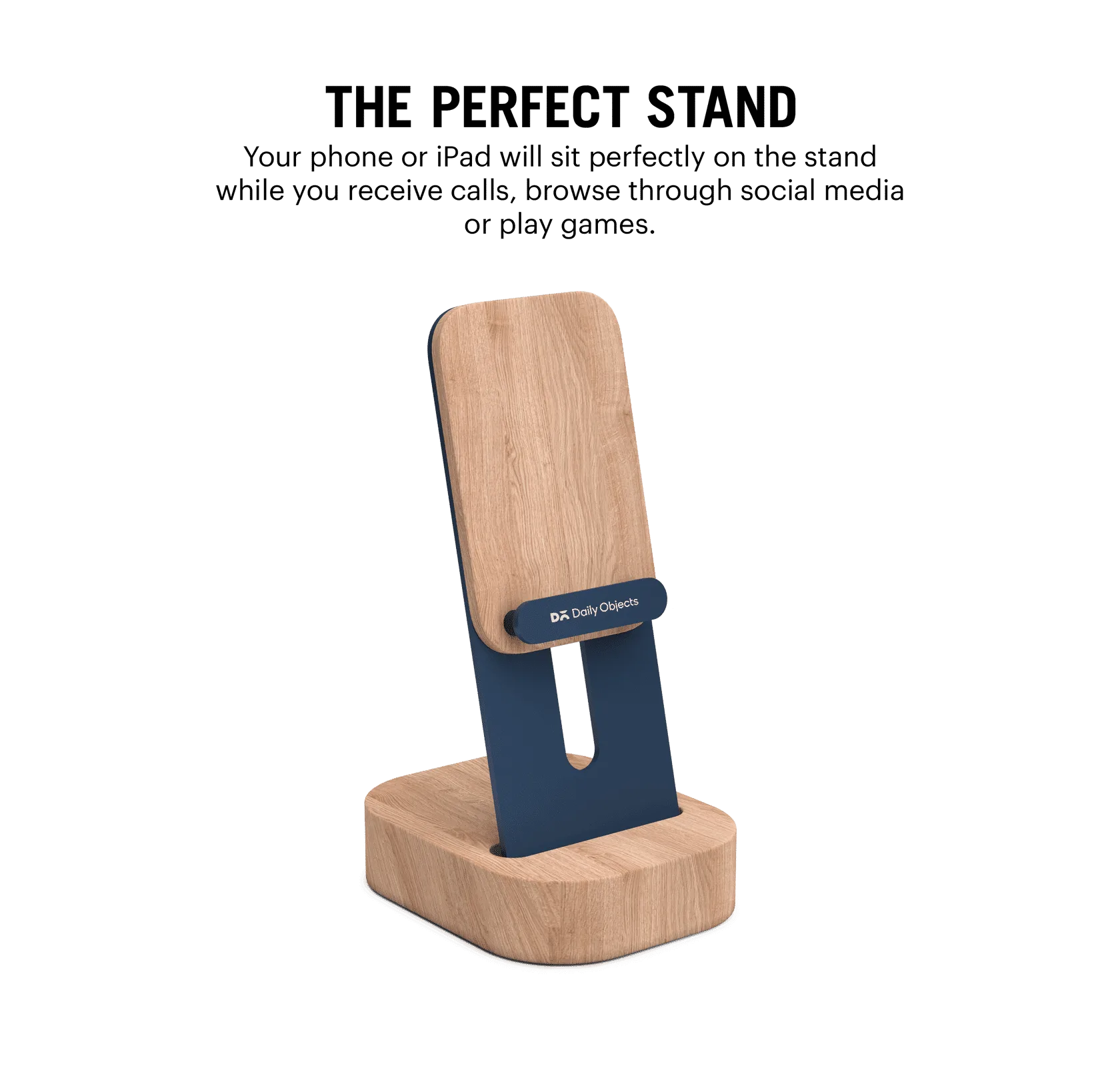 Mount Adjustable Phone Stand - Blue | Klippik Platform Collection | Kuwait UAE Saudi