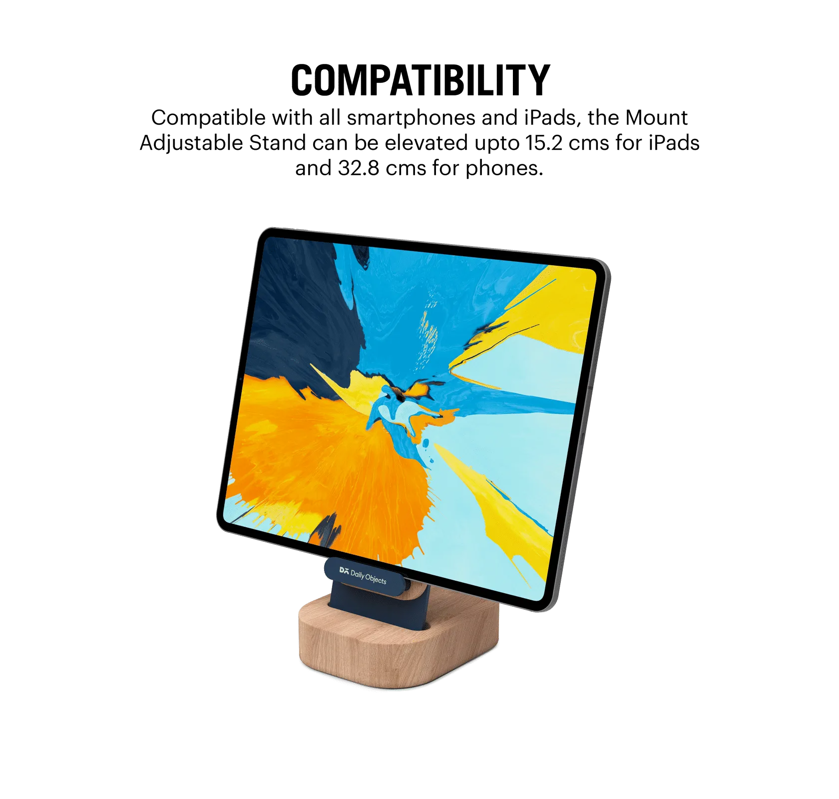 Mount Adjustable Phone Stand - Blue | Klippik Platform Collection | Kuwait UAE Saudi