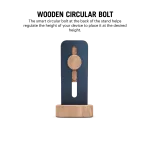 Mount Adjustable Phone Stand - Blue | Klippik Platform Collection | Kuwait UAE Saudi