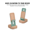 Mount Adjustable Phone Stand - Green | Klippik Platform Collection | Kuwait UAE Saudi