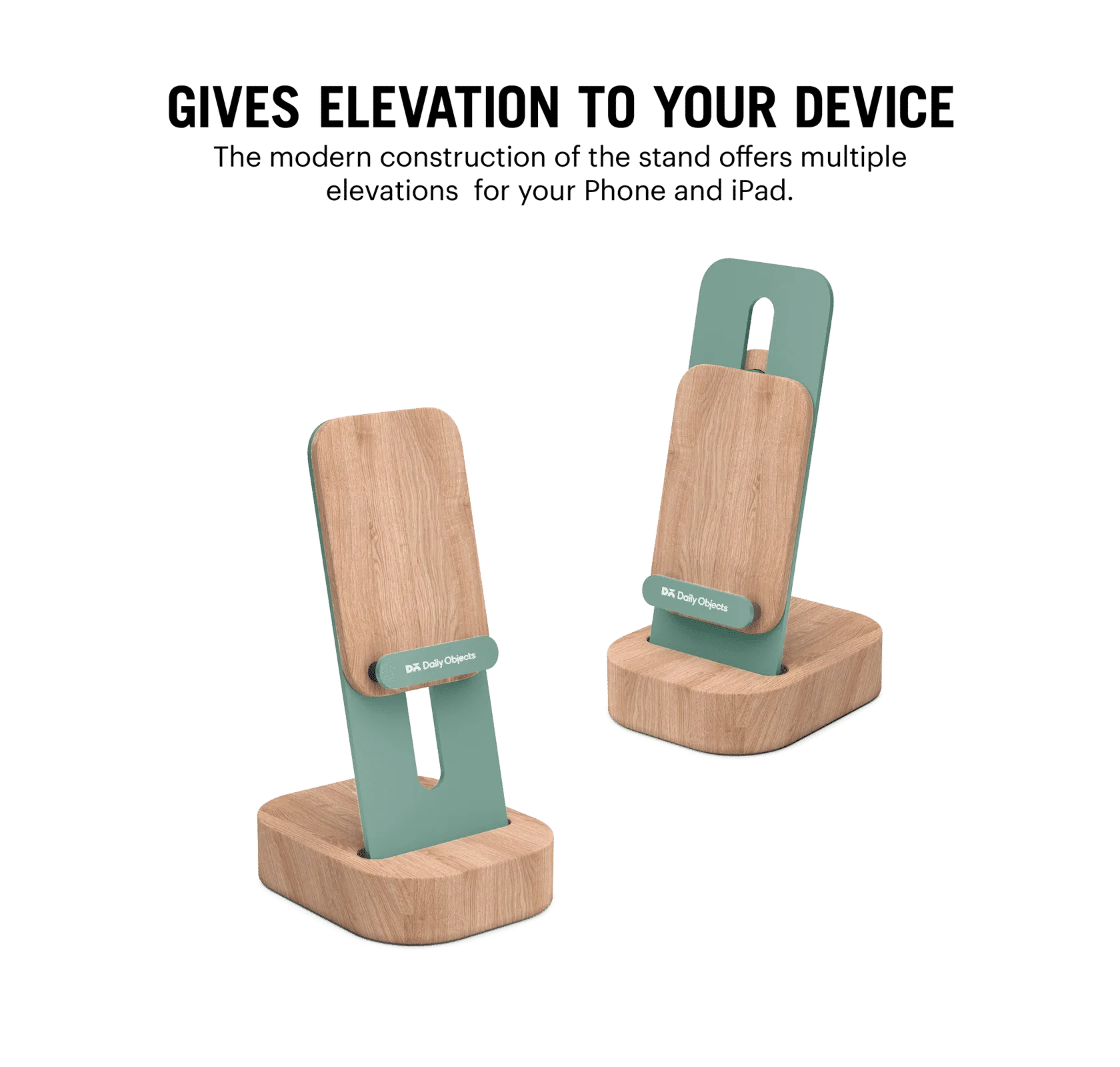Mount Adjustable Phone Stand - Green | Klippik Platform Collection | Kuwait UAE Saudi
