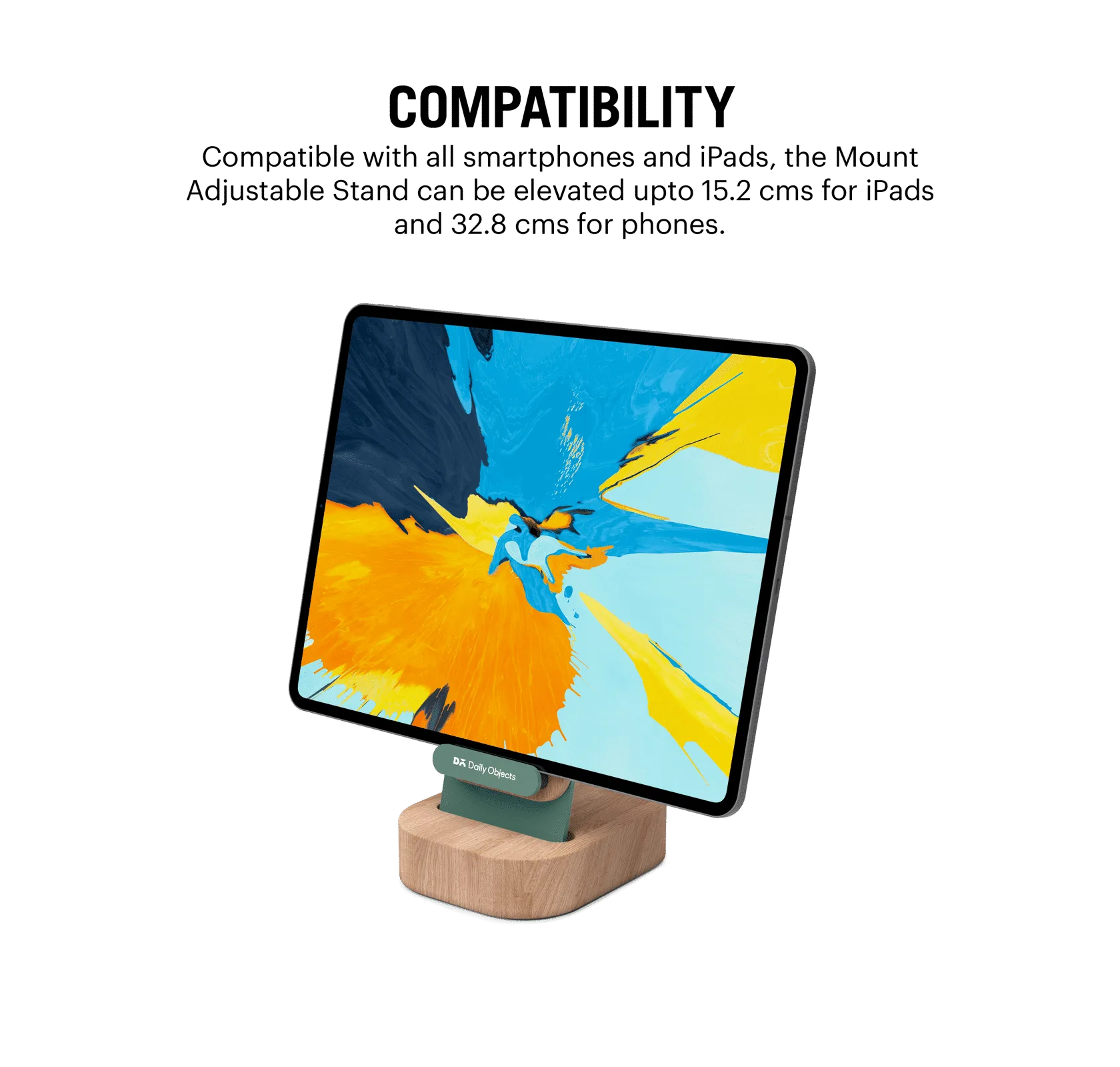 Mount Adjustable Phone Stand - Green | Klippik Platform Collection | Kuwait UAE Saudi