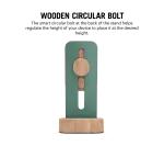 Mount Adjustable Phone Stand - Green | Klippik Platform Collection | Kuwait UAE Saudi