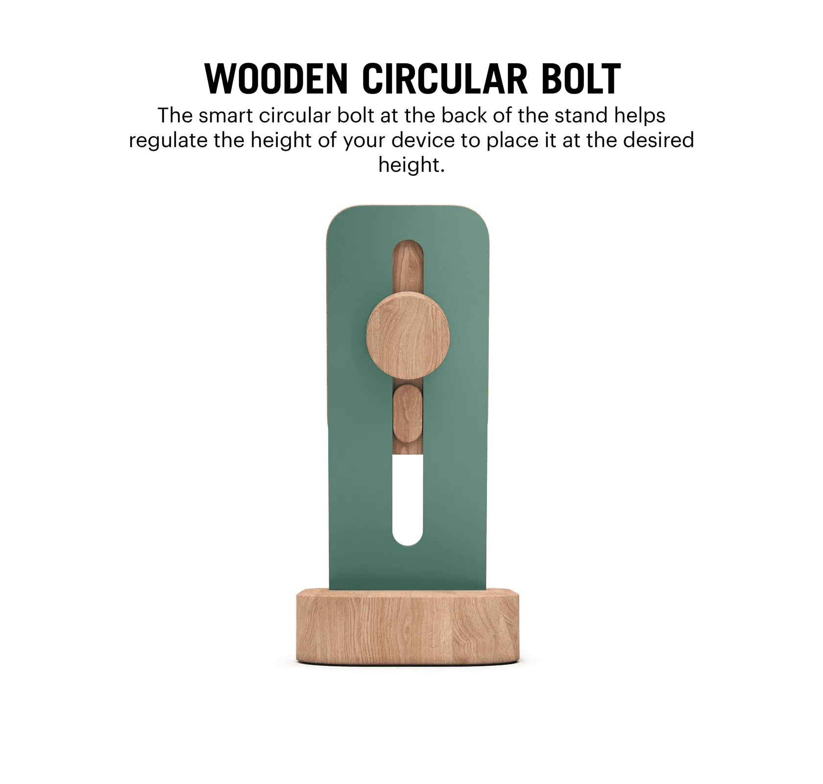 Mount Adjustable Phone Stand - Green | Klippik Platform Collection | Kuwait UAE Saudi