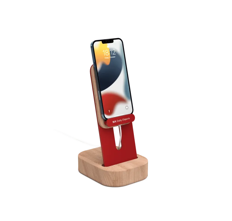 Mount Adjustable Phone Stand - Red | Klippik Platform Collection | Kuwait UAE Saudi
