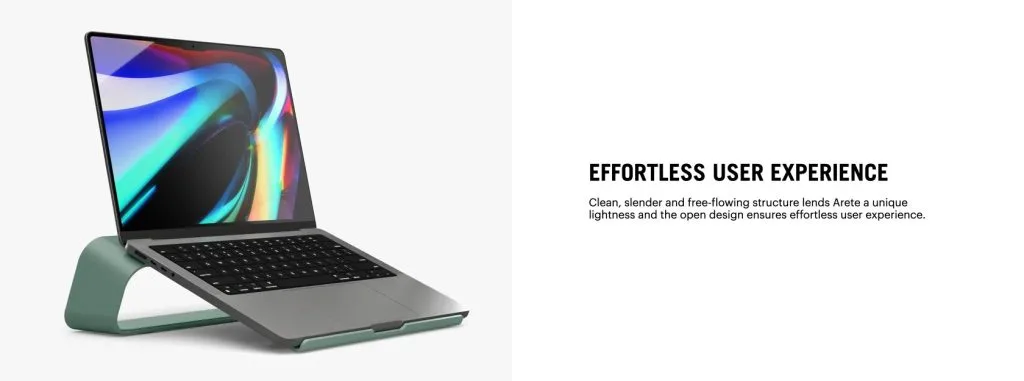 Arete Laptop Stand | Platform Collection | KlippiK Kuwait UAE Saudi 