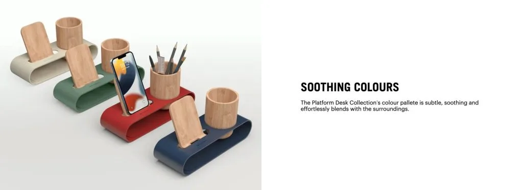 Cirque Phone and Pen Stand - Ivory White 6 Cirque Phone and Pen Stand - Shop Online - Platform Collection | Klippik Kuwait UAE Saudi