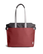 Charcoal-Red Clay Key Tote Bag