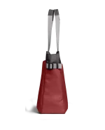 Charcoal-Red Clay Key Tote Bag