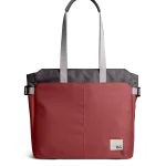 Charcoal-Red Clay Key Tote Bag