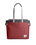 Charcoal-Red Clay Key Tote Bag