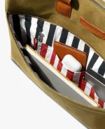 Olive Green City Compact Fleet Messenger Bag