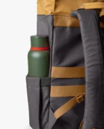 Amber-Charcoal Miles Roll Top Backpack