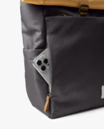 Amber-Charcoal Miles Roll Top Backpack