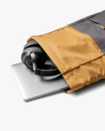 Amber-Charcoal Miles Roll Top Backpack