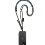 Beige-Green Crossbody Phone Lanyard - Cord