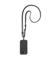 Black Reflective Crossbody Phone Lanyard - Cord