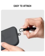 Black Reflective Crossbody Phone Lanyard - Cord