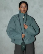 Black Reflective Crossbody Phone Lanyard - Cord